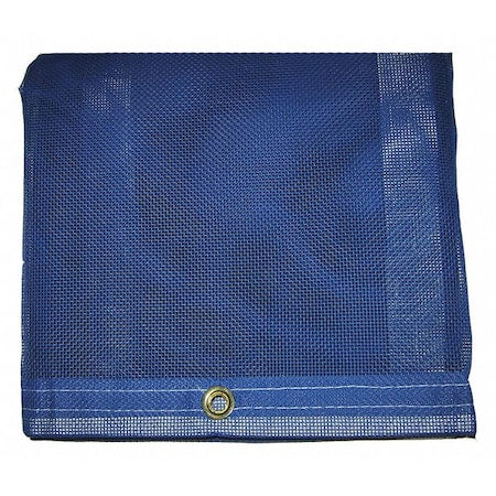 MAURITZON Standard Duty Tarp, 7 ft 9 in x 12 ft, 5 Mil, Blue, Vinyl, Tear Resistant, UV Resistant