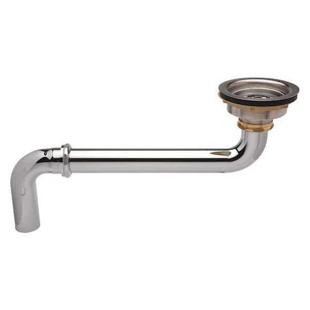 ZURN Kitchen Strainers, 1-1/2" Pipe Dia., Stainless Steel