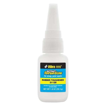 VIBRA-TITE Instant Adhesive, 311 Series, Clear, 0.7 oz, Bottle