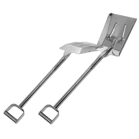 SANI-LAV Scoop Shovel, 304 Stainless Steel Blade, 27-1/2 in L Silver 304 Stainless Steel Handle