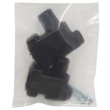 GROSFILLEX Fence Connector Kit, Resin, Black