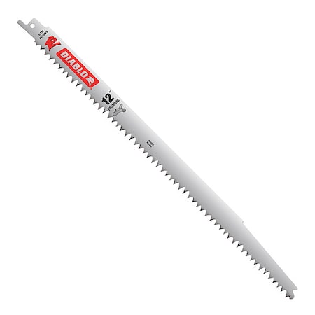 DIABLO 12 in x 5 TPI Reciprocating Saw Blade, 5 PK