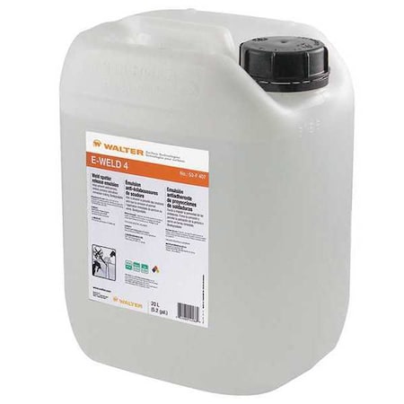 WALTER Anti-Spatter, Plastic Container, 5.2 gal.