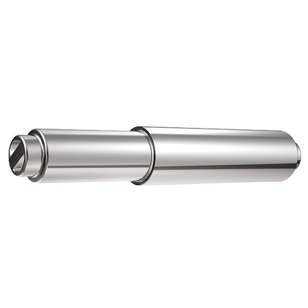 MASON Toilet Paper Roll Spindle, Plastic, Silver