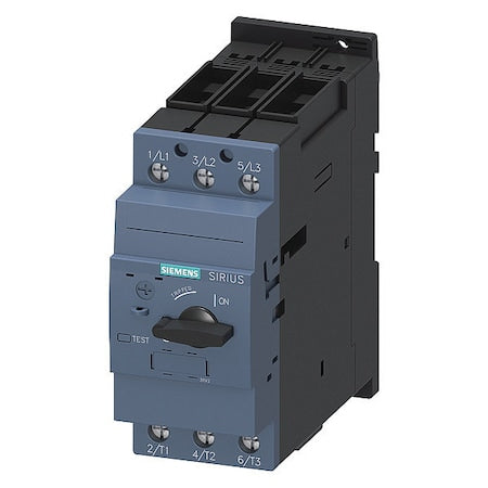SIEMENS Manual Motor Starter, Not Applicable, 3 P, 3 Phase, Selector Switch, 45 A