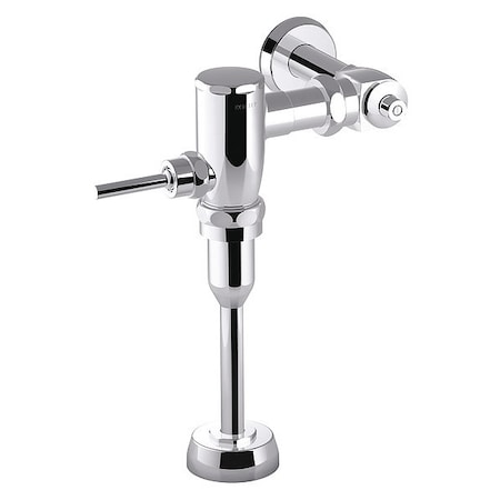 KOHLER Flushometer 0.125 gpf, Polished chrome, Single Flush, Urinal