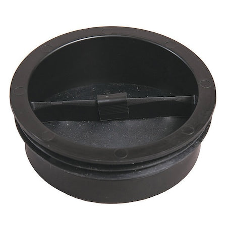 TRAP-TITE Drain Seal, Black, Polypropylene, 1-7/16" H