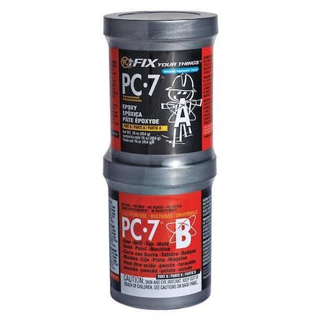PC PRODUCTS Instant Adhesive, PC-7 Series, Clear, 1 oz, Bottle, 1:01 Mix Ratio, Not Rated Functional Cure