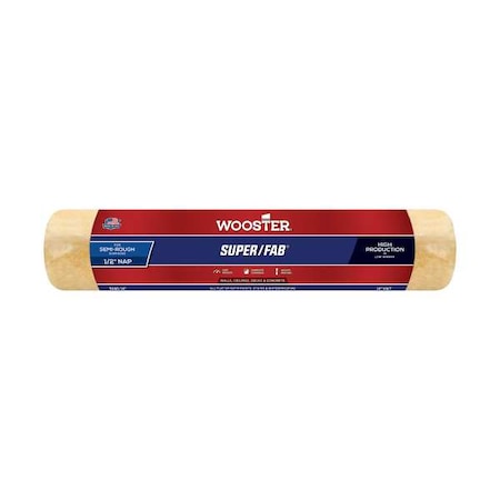 WOOSTER 14" Paint Roller Cover, 1/2" Nap, Knit Fabric