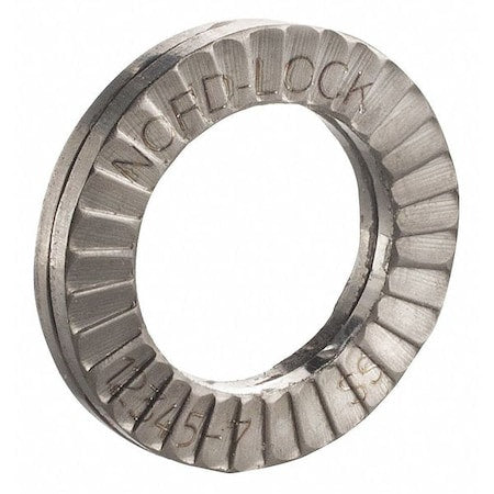 NORD-LOCK Wedge Lock Washer, For Screw Size M12 316 Stainless Steel, Plain Finish, 200 PK