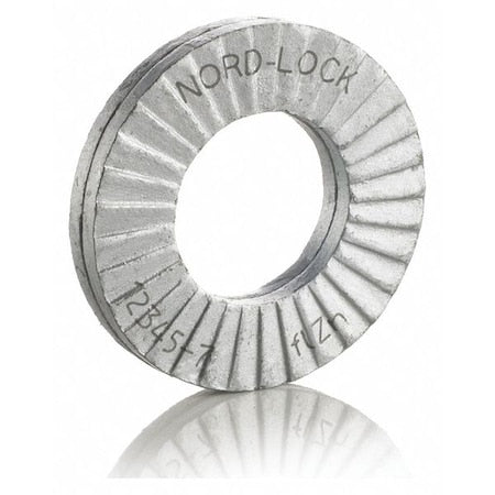 NORD-LOCK Wedge Lock Washer, For Screw Size M12 Steel, Advanced Corrosion Resistance Finish, 8 PK