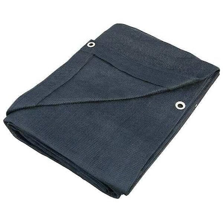 N/A Standard Duty Tarp, 20 x 20 ft, 10 Mil, Black, Polyethylene