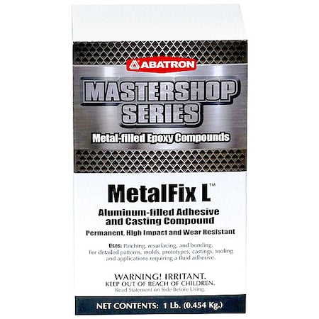 ABATRON Putty, 1 lb Container Size, Pail, MetalFix P, Gray