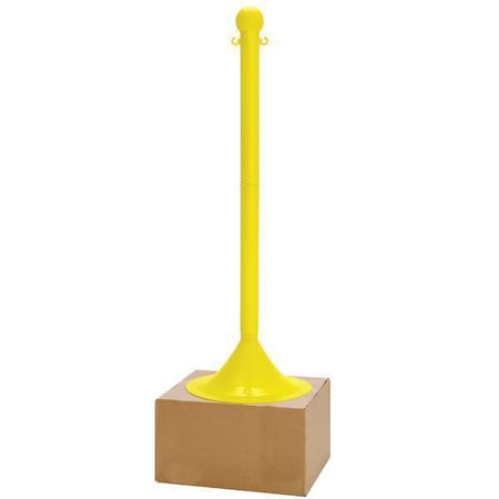 N/A Stanchion, Post Dia. 2", Yellow