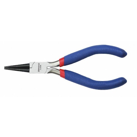 WESTWARD 5 in Round Nose Plier Dipped Handle