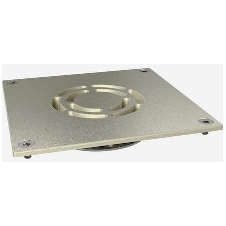 BESTCARE Square Grate, Nickel Bronze, No-Hub