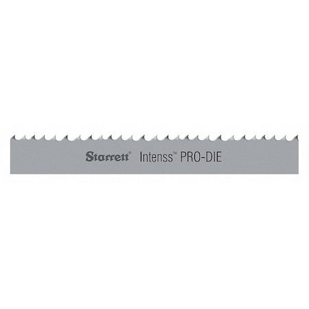 STARRETT Band Saw Blade, 15 ft. L, 1/2" W, 10/14 TPI, Bi-Metal, 0.025" Thick