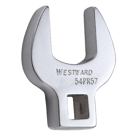 WESTWARD Crowfoot Socket Wrench, 21mm Socket, Crwft Wrnch, Stl, DrvSz 3/8", HdSz 21mm