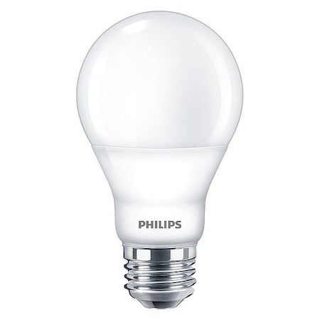 PHILIPS LED Lamp, A19 Bulb Shape, 8.8W, Dimmable
