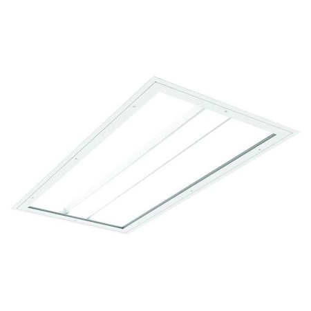 LIFESHIELD Recessed Troffer, 4 ft L, 7985 lm, 106W