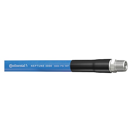 CONTINENTAL Pressure Washer Hose, 1/2" ID x 100 ft.