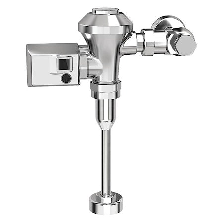 AMERICAN STANDARD Automatic Flush Valve, 1 gpf gpf, Polished Chrome, 3/4 in, 3/4 in Spud Coupling
