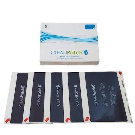 CLEAN PATCH Mattress Repair Patch, Blue, 3.5" L, PK5