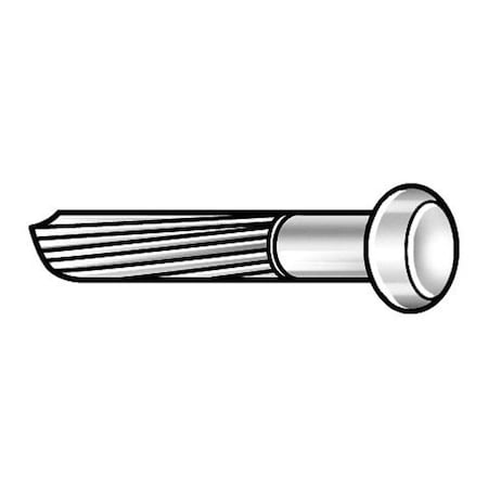 N/A Masonry Nail, 1 1/2 in, 9 ga, PK645, 9 ga Guage, 1 1/2 in L, Steel, Plain
