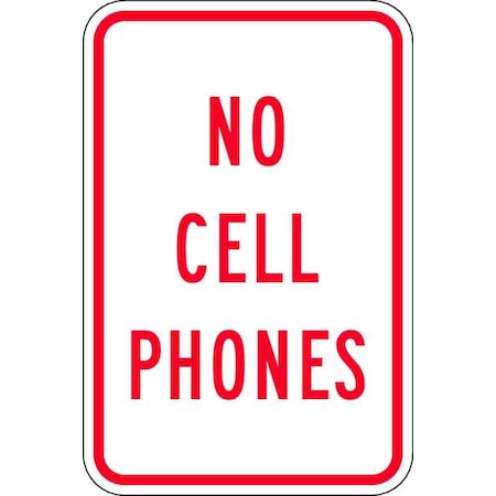 LYLE Traffic Sign, 18 in H, 12 in W, Aluminum, Vertical Rectangle, English, SEC-075-12HA