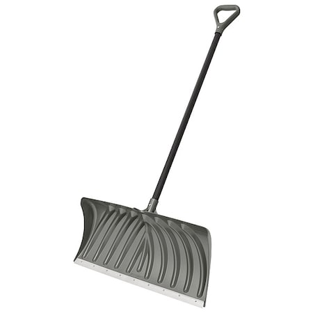 N/A Snow Shovel, 27 in W x Steel Blade, 44 in L Steel Handle