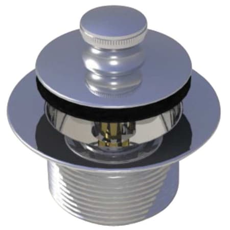 WATCO Drain Stopper, Dia. 2-7/8", Brass , Chrome