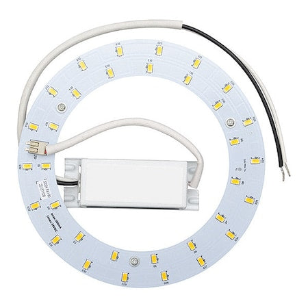 AFX Olden LED Outdoor Flush Mount, 10", Black Finish, White Glass Shade