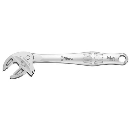 WERA Adjustable Wrench, Steel, Ergonomic, L