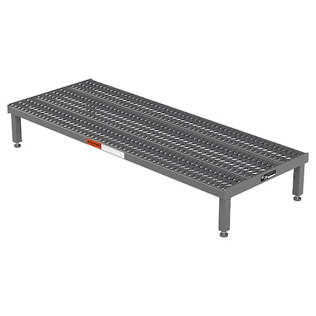 N/A Work Platform, 9 in to 14 in H, 24 in W, 60 in D, Steel, 500 lb Load Capacity