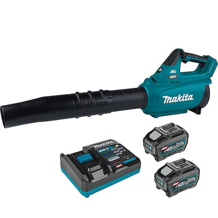 MAKITA XGT(R) Cordless Battery-Powered Handheld Blower, 565 cfm, 143 mph, Battery Included, 61 dBA