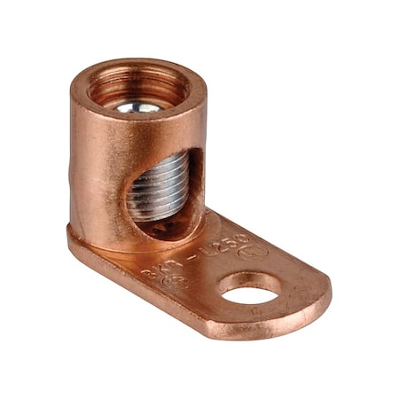 BLACKBURN Mechanical Lug, 250 kcmil Max, 1 Conductor, 1 Hole, 13/32 in Stud, Copper