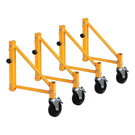 METALTECH Outrigger Kit, Steel, Powder Coat