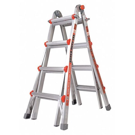 LITTLE GIANT LADDERS Multipurpose Ladder, 17 ft., IAA, Aluminum