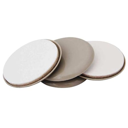 N/A Furniture Glides, SelfStick, Rd, 2-1/4", PK4