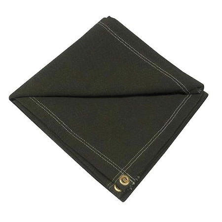 MAURITZON Heavy Duty Tarp, 24 in x 20 ft, 20 Mil, Olive Drab, Canvas