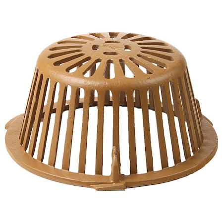 JAY R. SMITH MANUFACTURING Roof Drains Dome Strainer, cast iron, Twist Lock