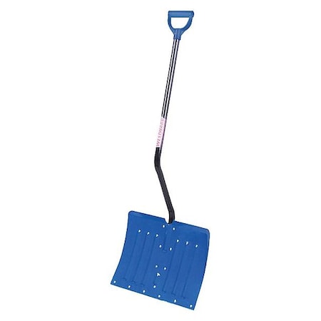 N/A Snow Shovel, 18 in W x Aluminum Blade, 45 in L Steel Handle