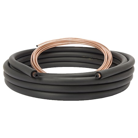 STREAMLINE Refrigerant Line Set, Copper Roll, L 50 Ft