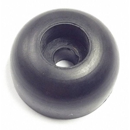 N/A Bumper, Rubber, Black, 3/8"H x 3/8"W, PK.25