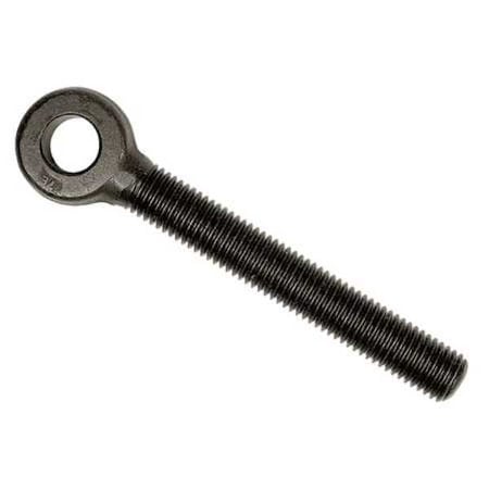 KEN FORGING Rod End, Steel, Black Oxide, 1/2"-13 Thrd Sz, 5 in Thrd Lg, 5 in Overall Lg