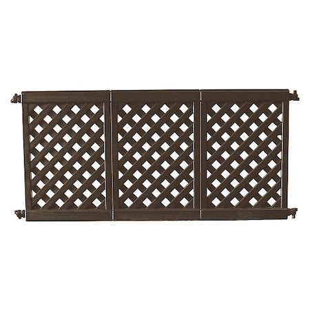 GROSFILLEX Fence Panel, Black, 38-1/2" x 66-1/4"