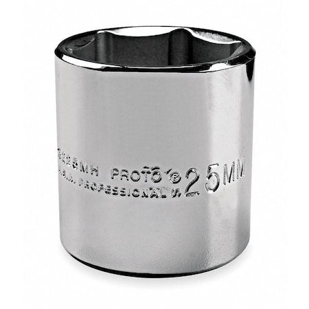 PROTO 1/2 in Drive, 15/16" Hex SAE, Socket, 6 Points, Steel, Chrome, 15/16 in