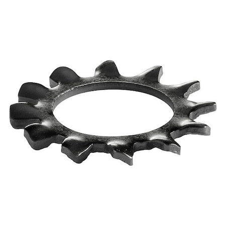 N/A Tooth Lock Washer, For Screw Size 5/16 in Stainless Steel, Black Oxide Finish, 50 PK