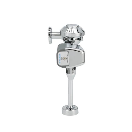 ZURN Automatic Flush Valve, 0.125 gpf gpf, Polished Chrome, 3/4 in, 3/4 in Spud Coupling