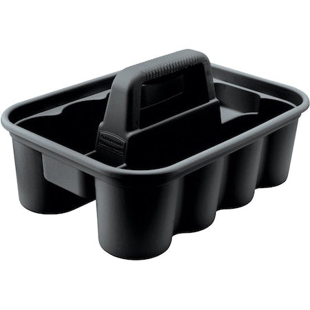 RUBBERMAID COMMERCIAL Deluxe Carry Caddy, Plstc, Holds 32oz Btls